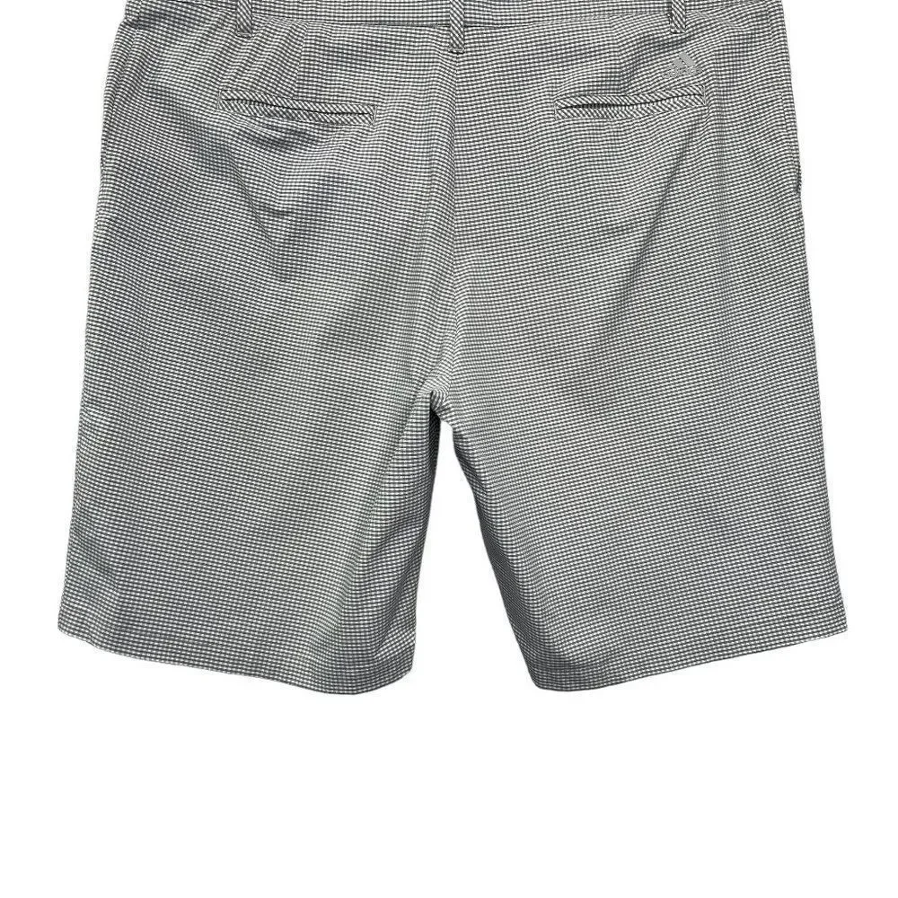Adidas Men's‎ Ultimate365 Gray Gingham Check Golf Shorts